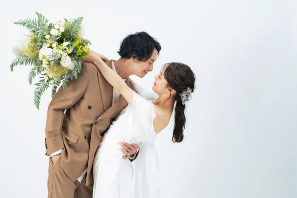 a newlywed couple